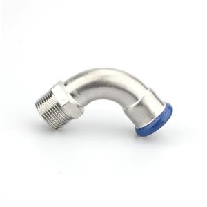 BNED ADAPTOR 90° WITH MALE  THREAD