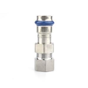 ADAPTOR UNION WITH FEMALE  THREAD, STAINLESS  STEEL NUT AND EPDM FLAT SEAL